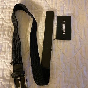 J Lindeberg mens belt new, Black